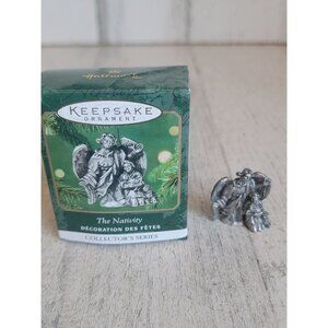 Hallmark the Nativity miniature vintage ornament Xmas